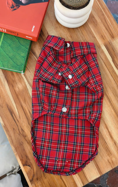 Camisa Aurora | Rojo Campo